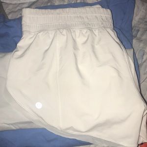 White lulu shorts
